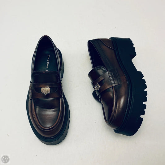 Shoes Heels Platform By Madden Girl In Brown, Size: 6