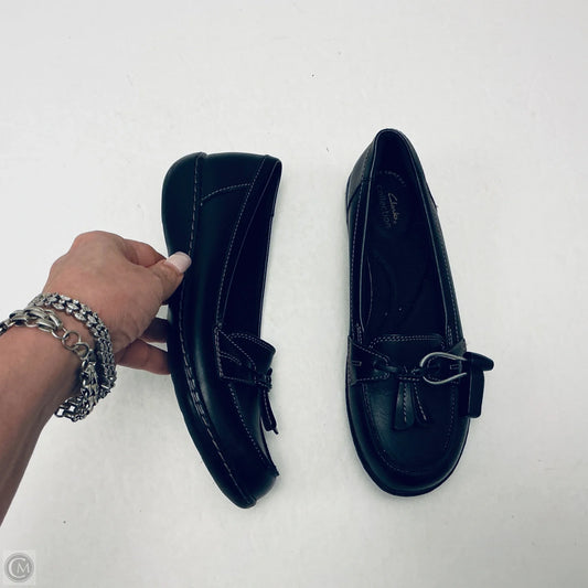 Shoes Flats By Clarks In Black, Size: 8