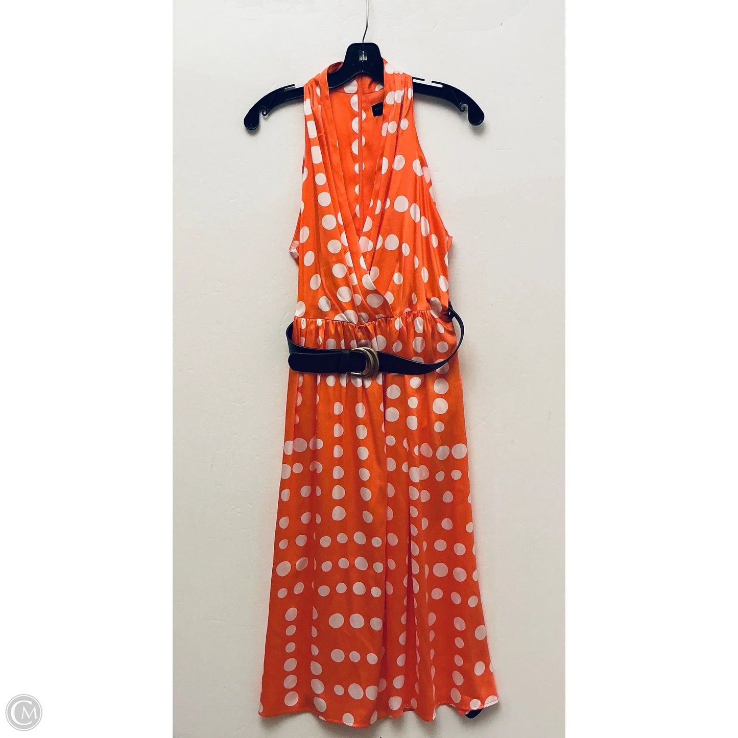 Dress Work By Donna Karan In Polkadot Pattern, Size: 6