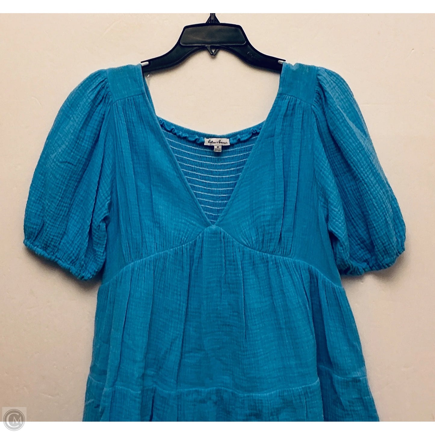 Dress Casual Midi By Clothes Mentor In Blue, Size: M