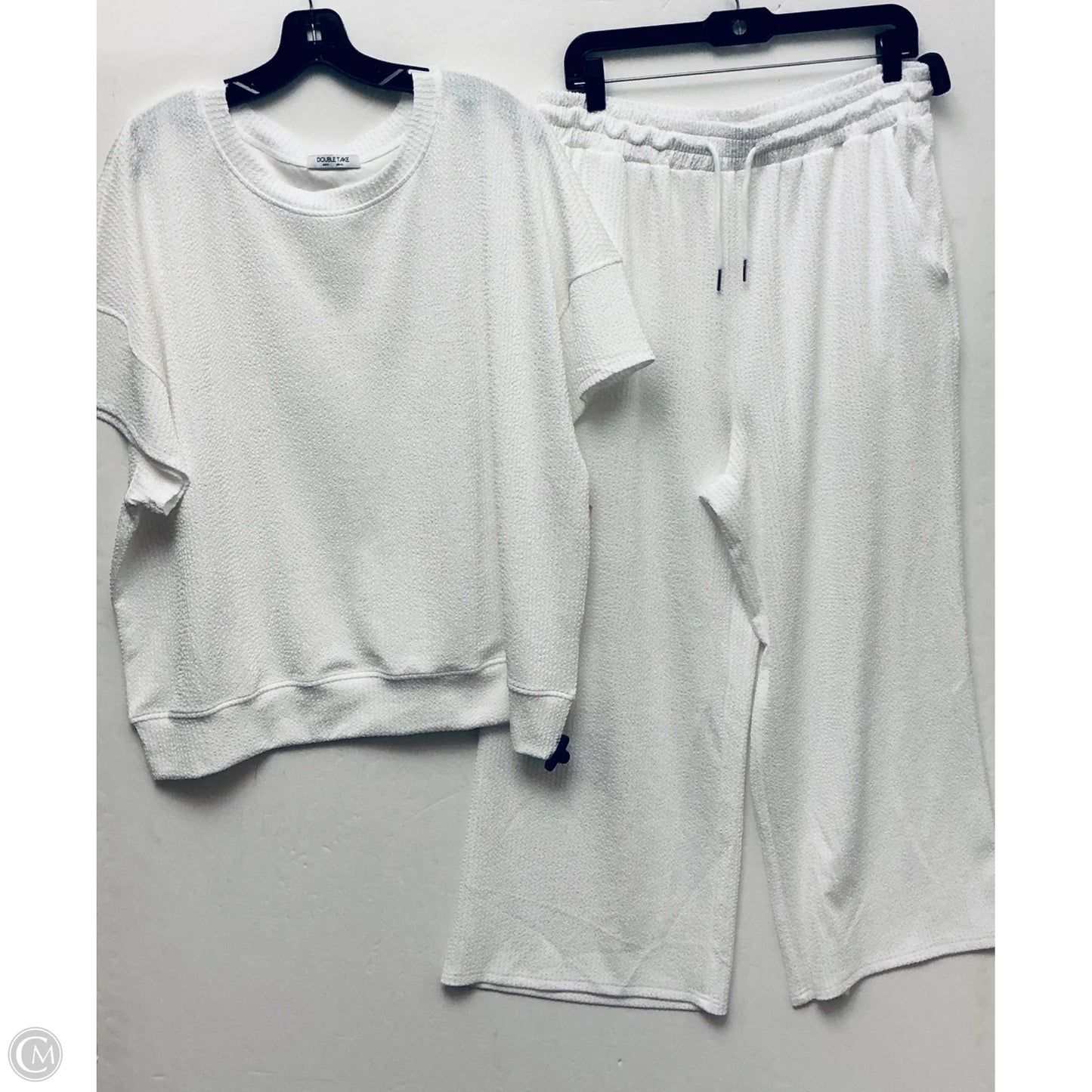 Pants Set 2pc By Clothes Mentor In White, Size: Xl