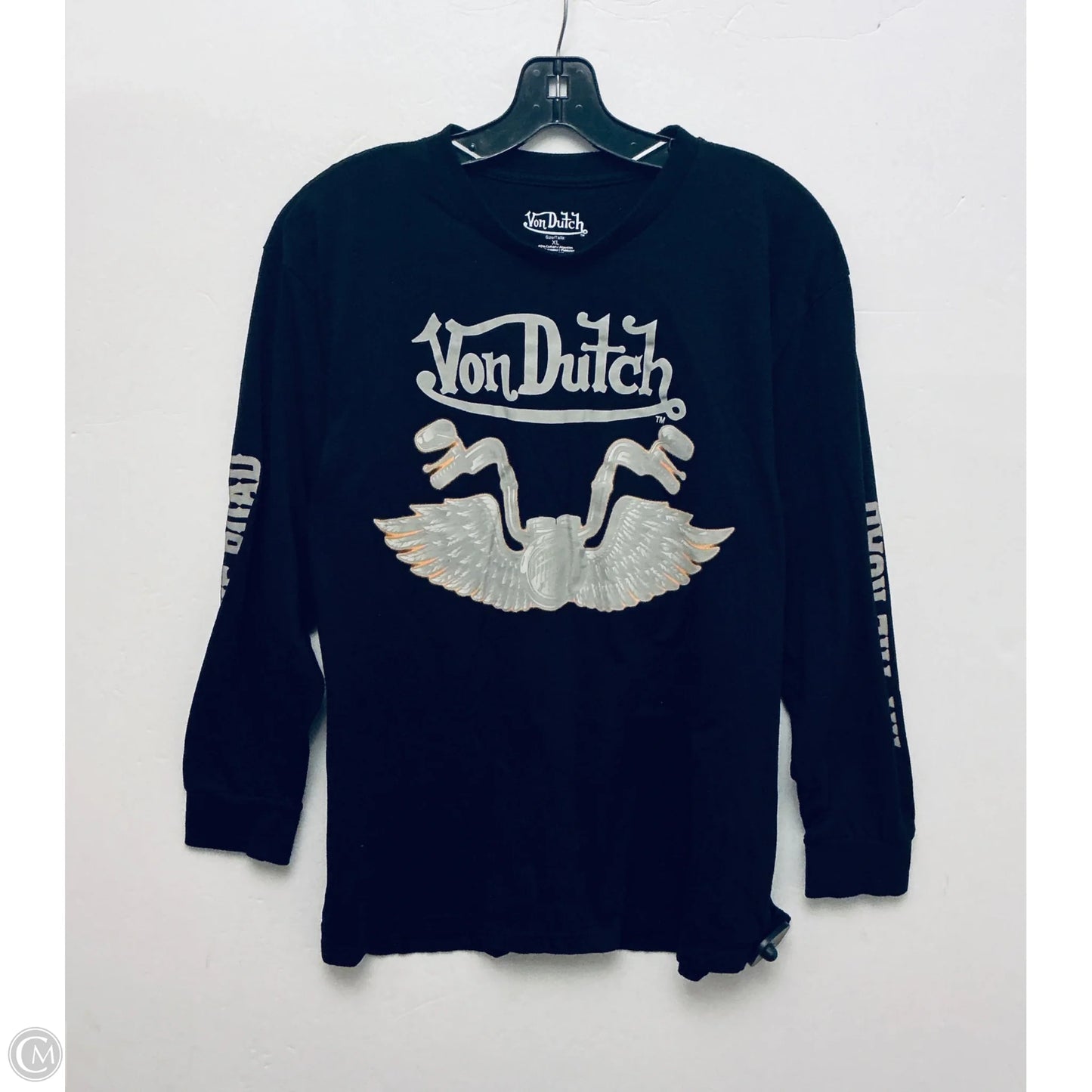 Top Long Sleeve By Clothes Mentor In Black, Size: Xl