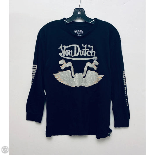 Top Long Sleeve By Clothes Mentor In Black, Size: Xl