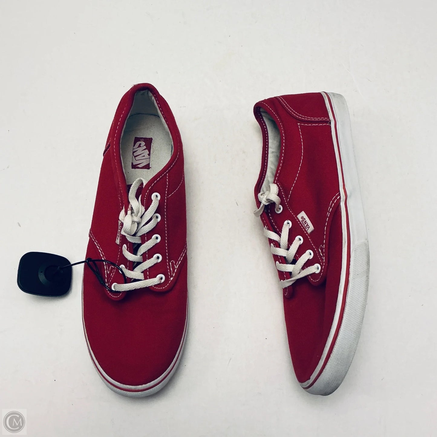 Shoes Flats By Vans In Red, Size: 10
