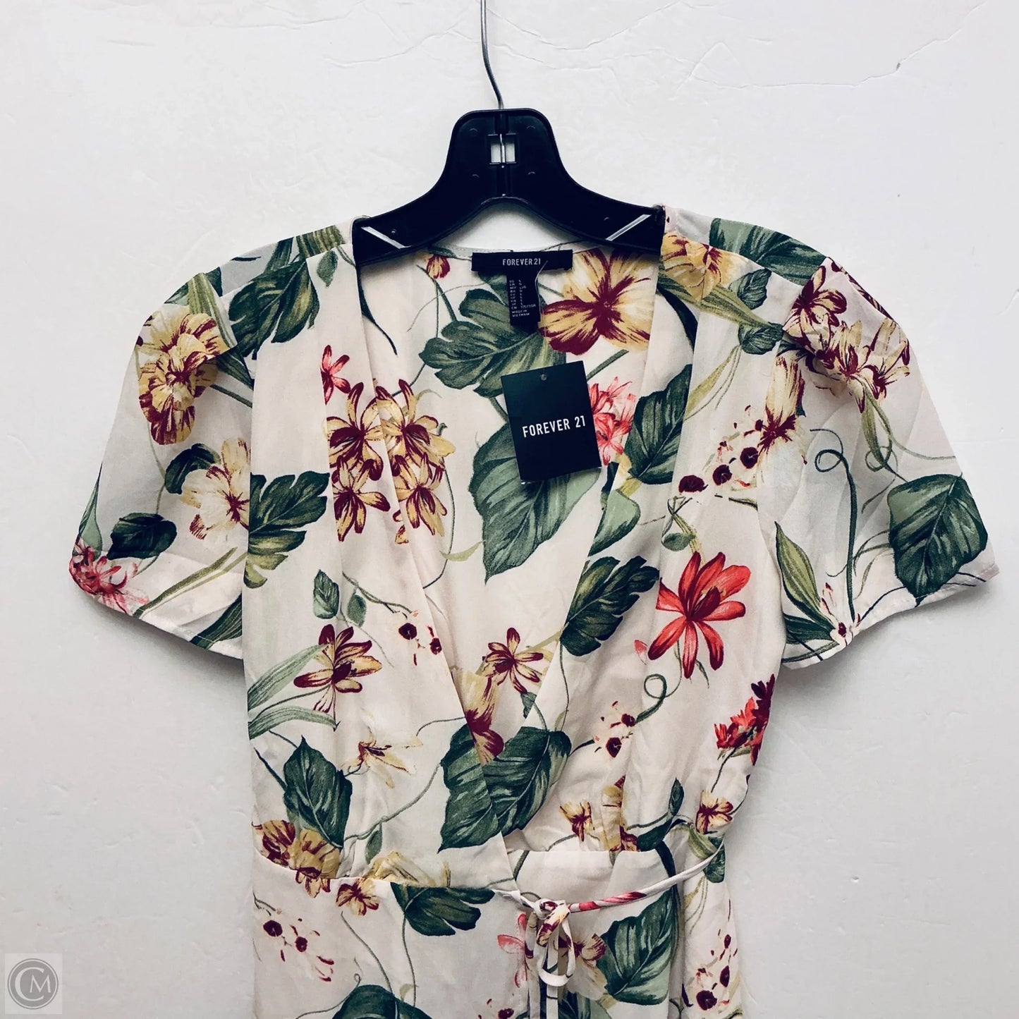 Dress Casual Midi By Forever 21 In Floral Print, Size: L