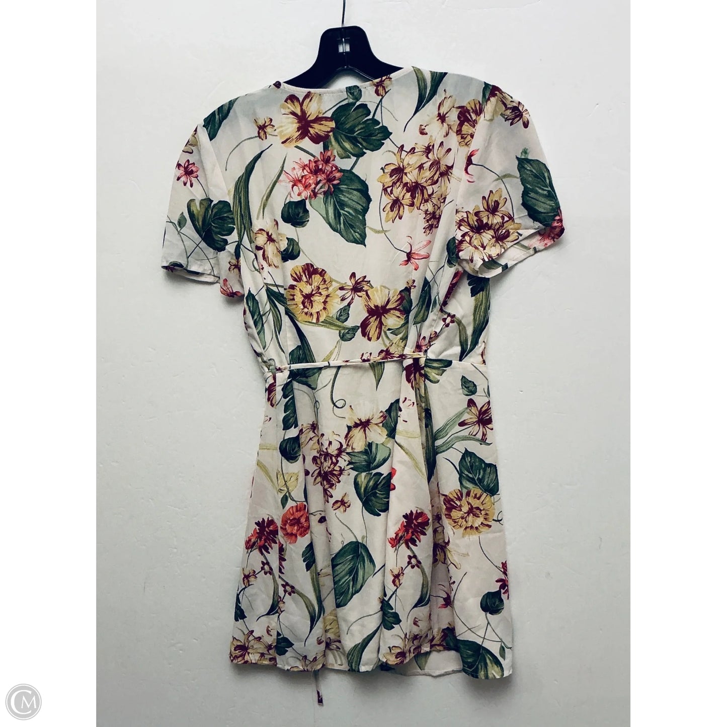 Dress Casual Midi By Forever 21 In Floral Print, Size: L