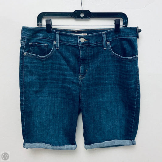 Shorts By Levis In Blue Denim, Size: 16