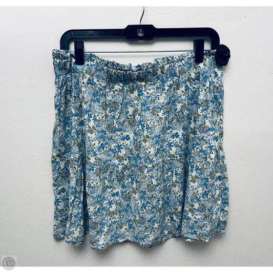 Skirt Mini & Short By Clothes Mentor In Floral Print, Size: Xl