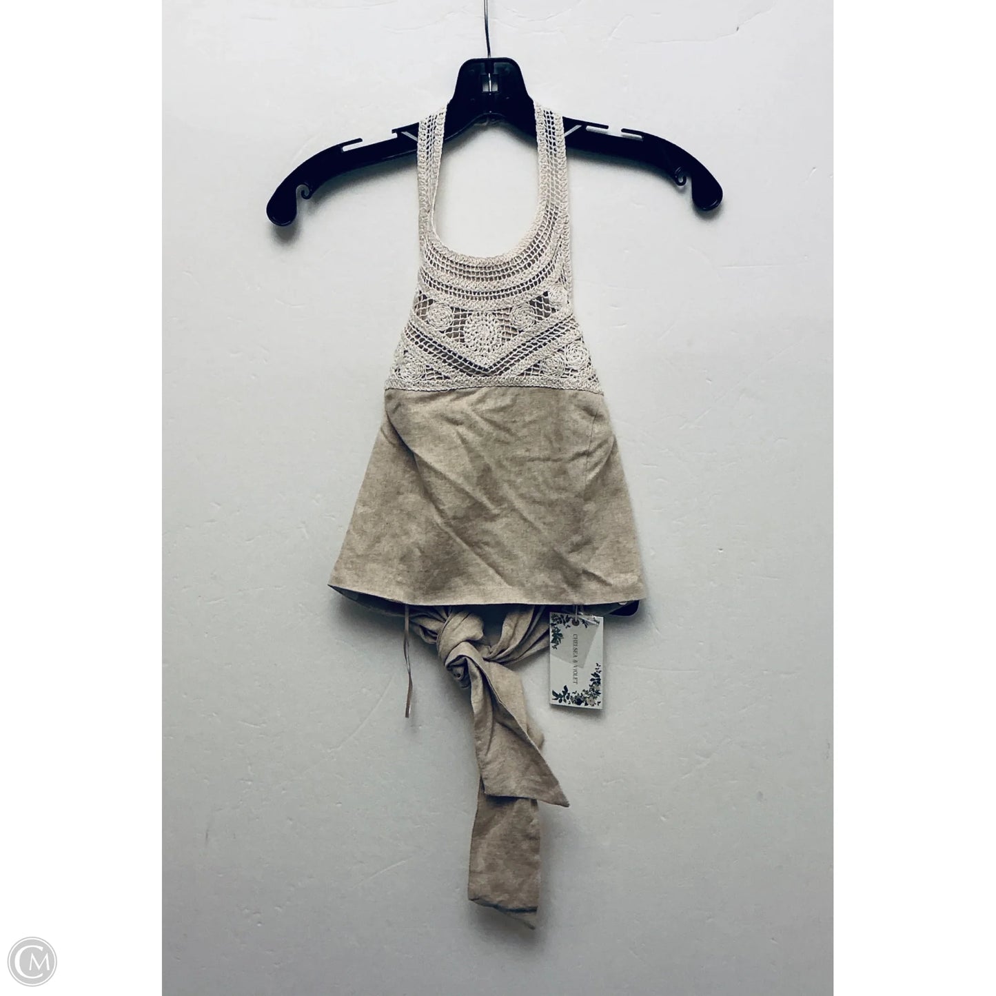 Top Sleeveless By Chelsea And Violet In Tan, Size: M