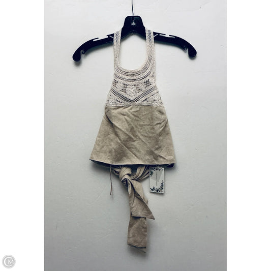 Top Sleeveless By Chelsea And Violet In Tan, Size: M