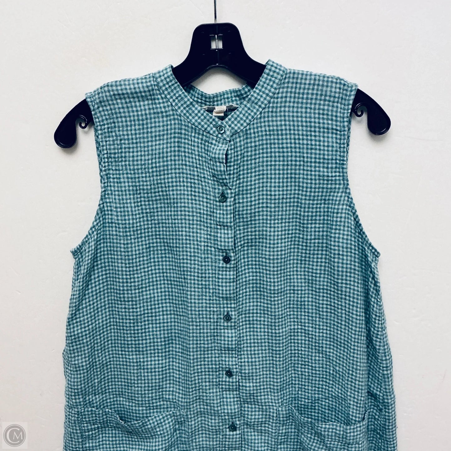 Dress Casual Short By Eileen Fisher In Green, Size: S