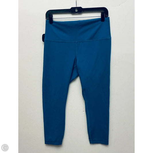 Athletic Leggings By Lululemon In Blue, Size: 12