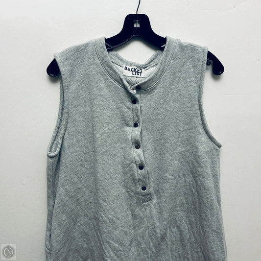 Romper By Bucketlist In Grey, Size: L