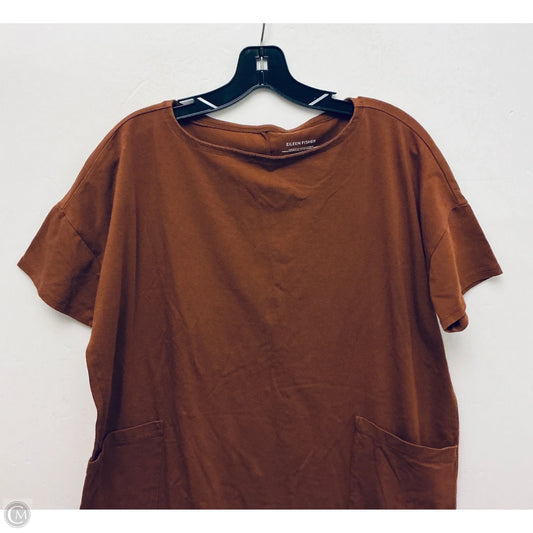 Dress Casual Short By Eileen Fisher In Brown, Size: S