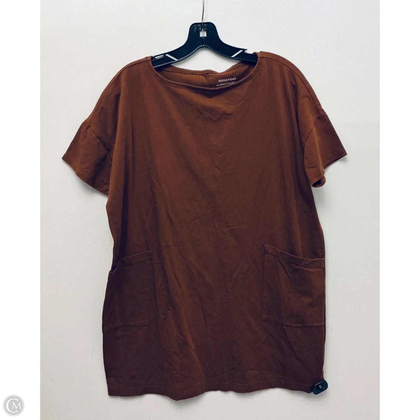 Dress Casual Short By Eileen Fisher In Brown, Size: S