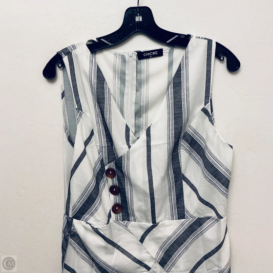 Romper By Chicme In Striped Pattern, Size: Xl