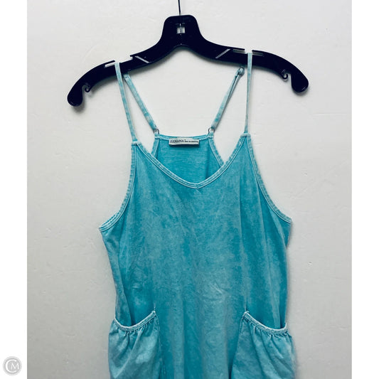Romper By Zenana In Teal, Size: S