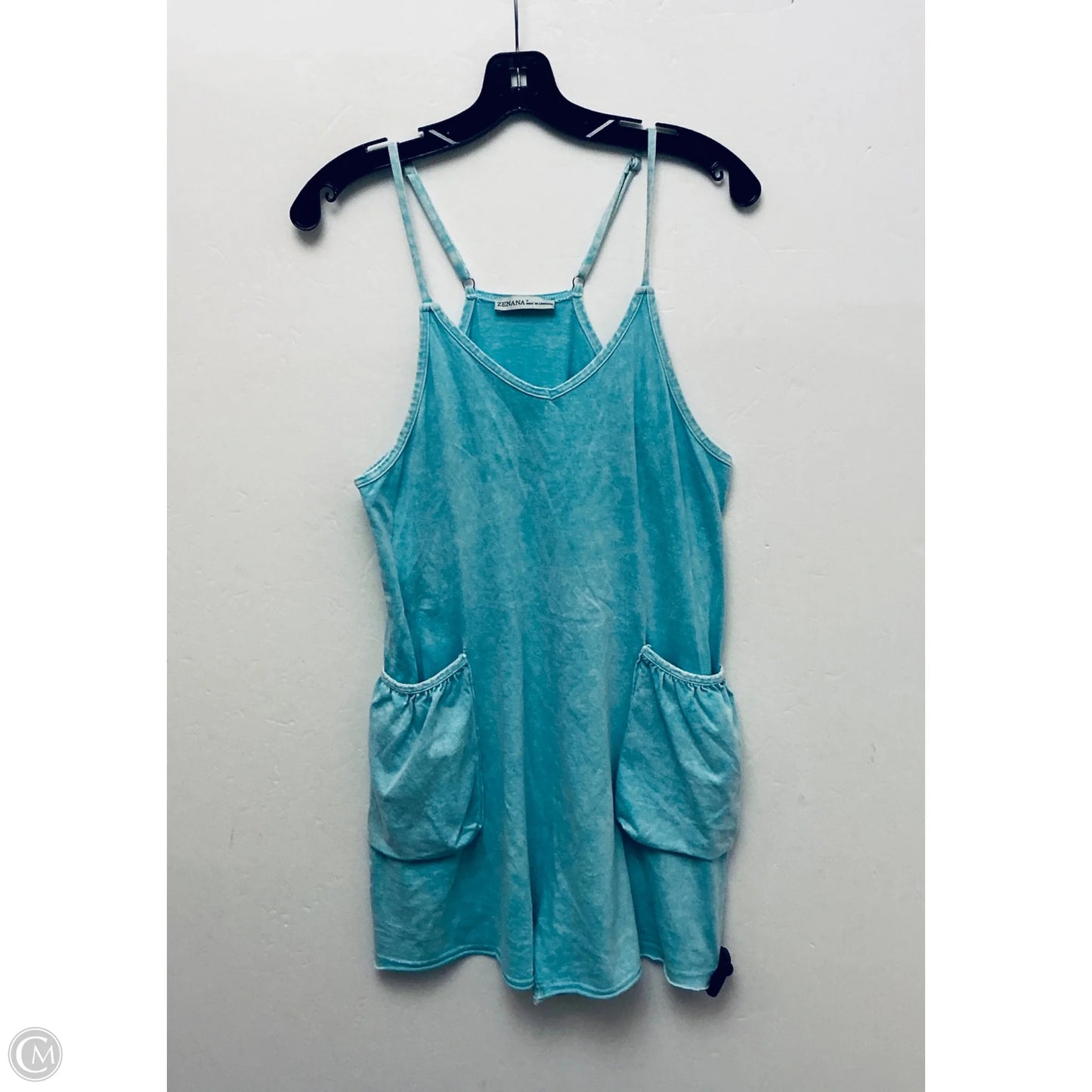 Romper By Zenana In Teal, Size: S