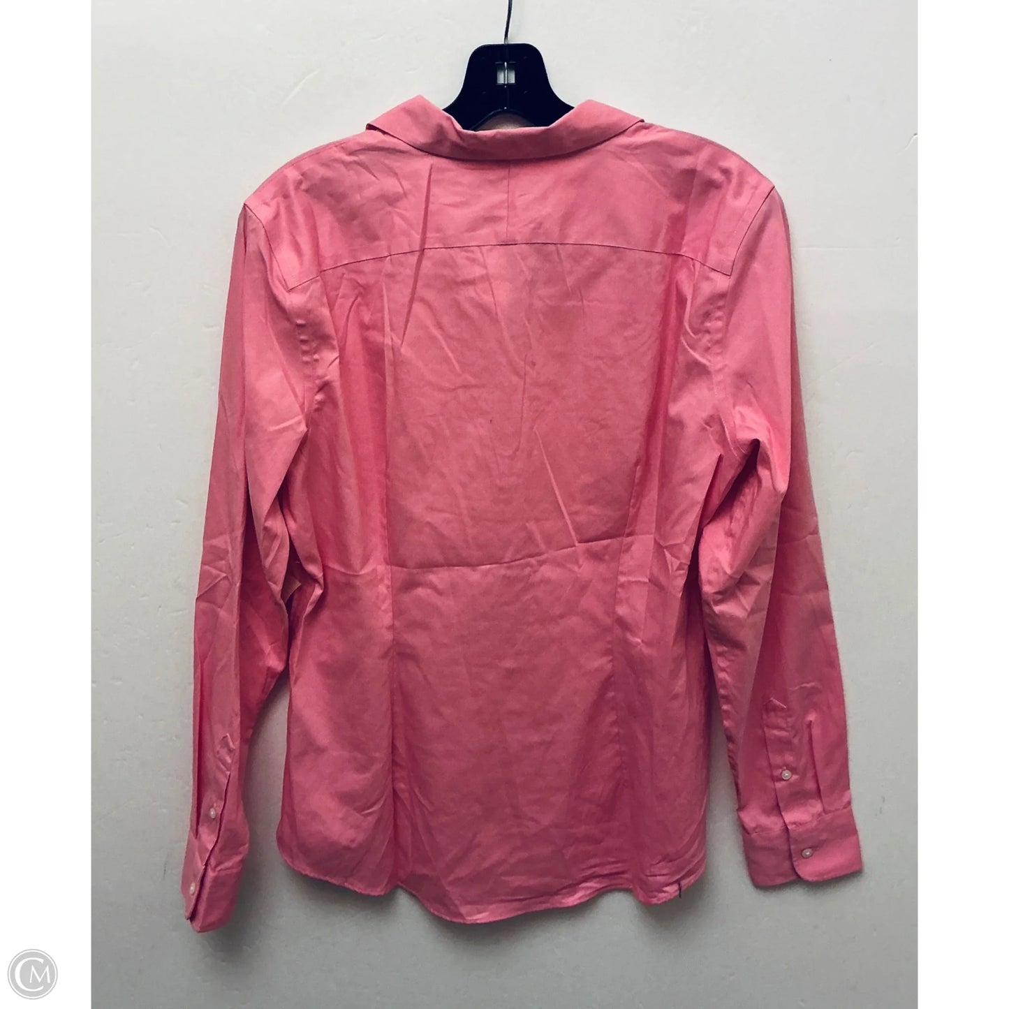Top Long Sleeve By Lauren By Ralph Lauren In Pink, Size: L