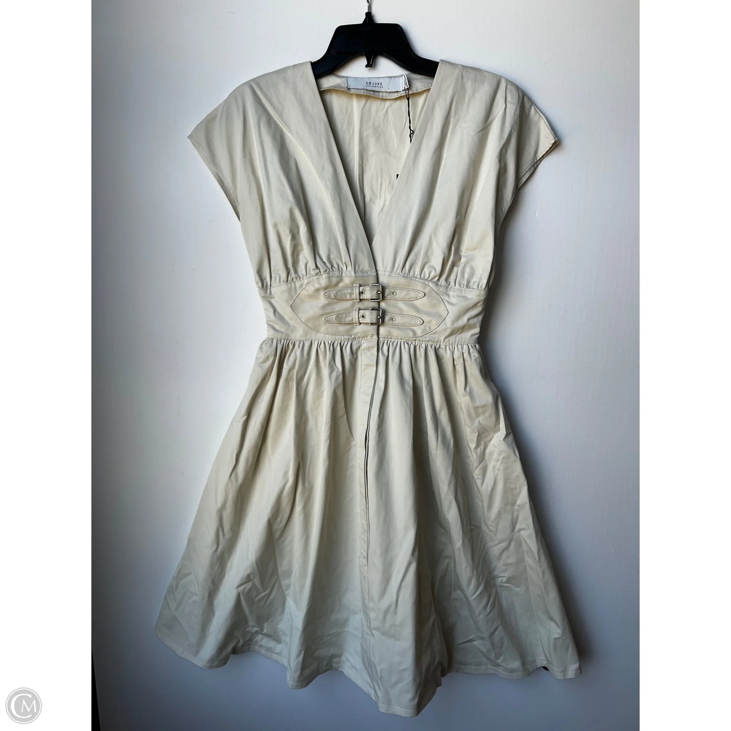 Dress Work By EB Luxe In Cream, Size: S