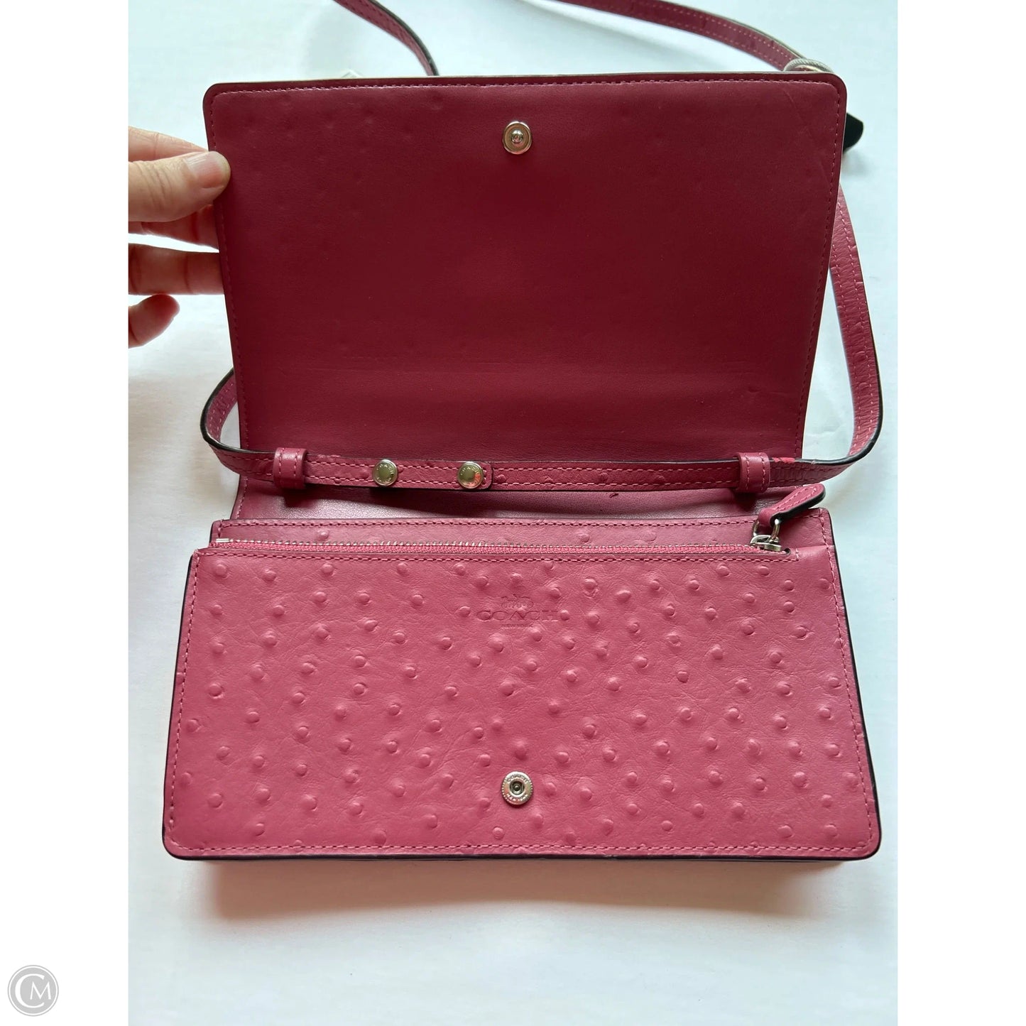 Crossbody Designer By Coach, Size: Small