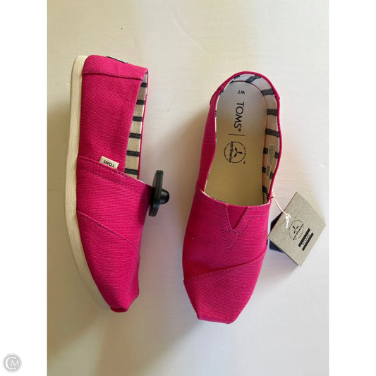 Shoes Flats By Toms In Pink, Size: 7
