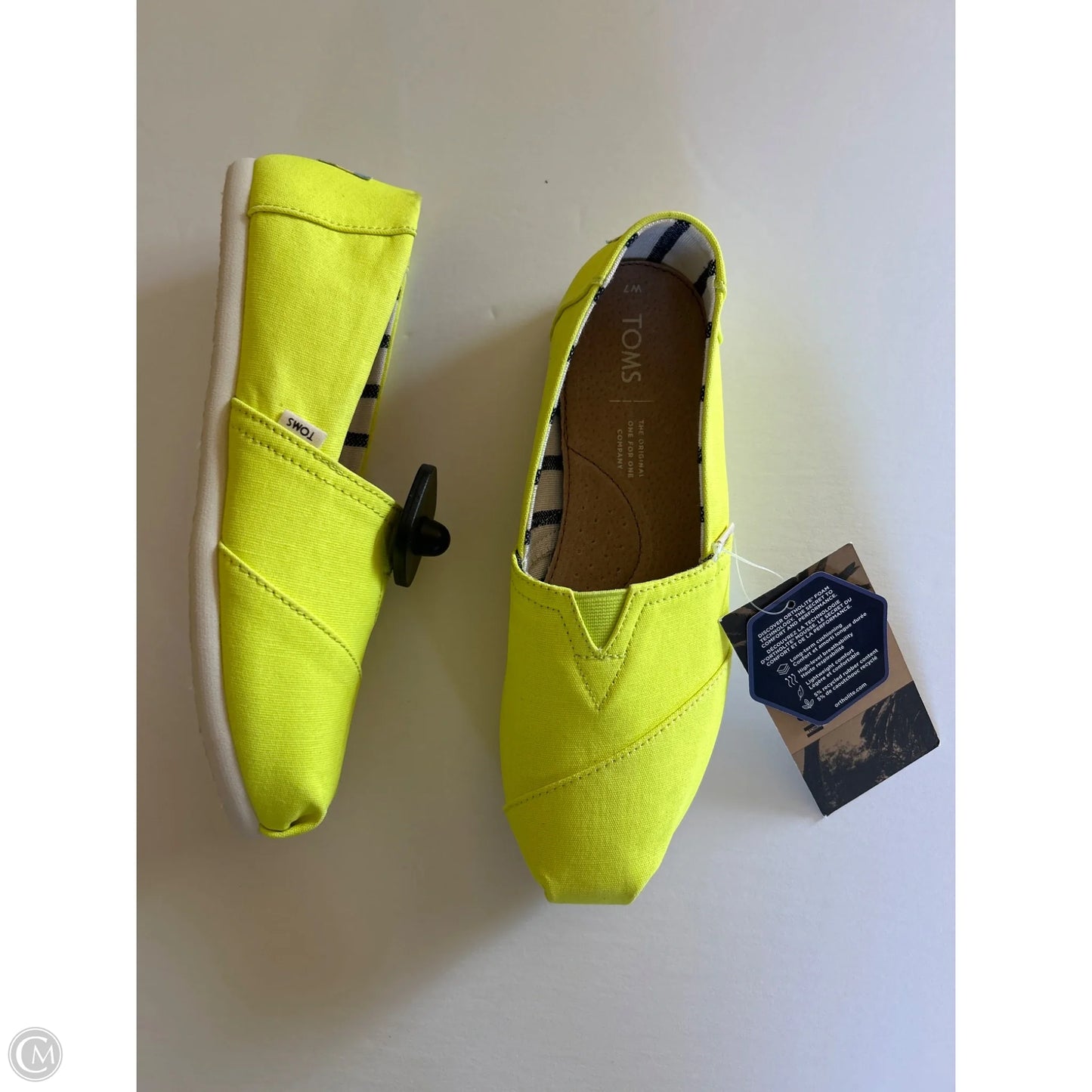 Shoes Flats By Toms In Yellow, Size: 7