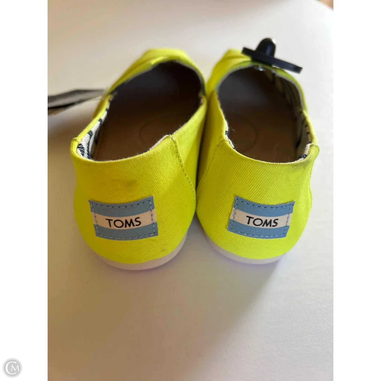 Shoes Flats By Toms In Yellow, Size: 7