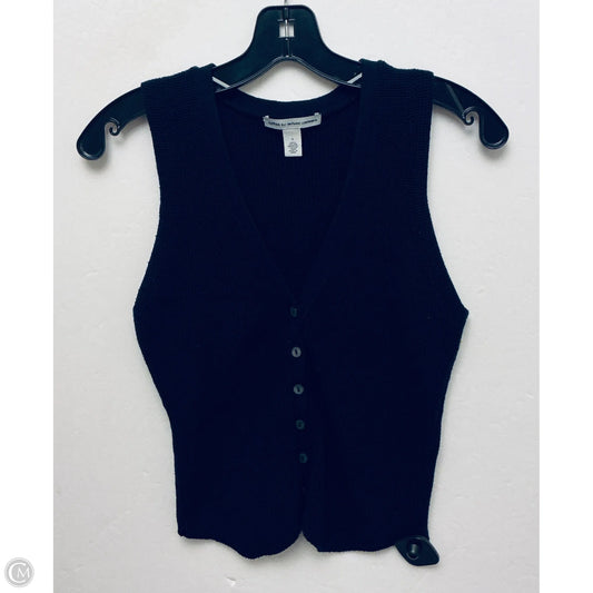Vest Sweater By Autumn Cashmere In Navy, Size: S