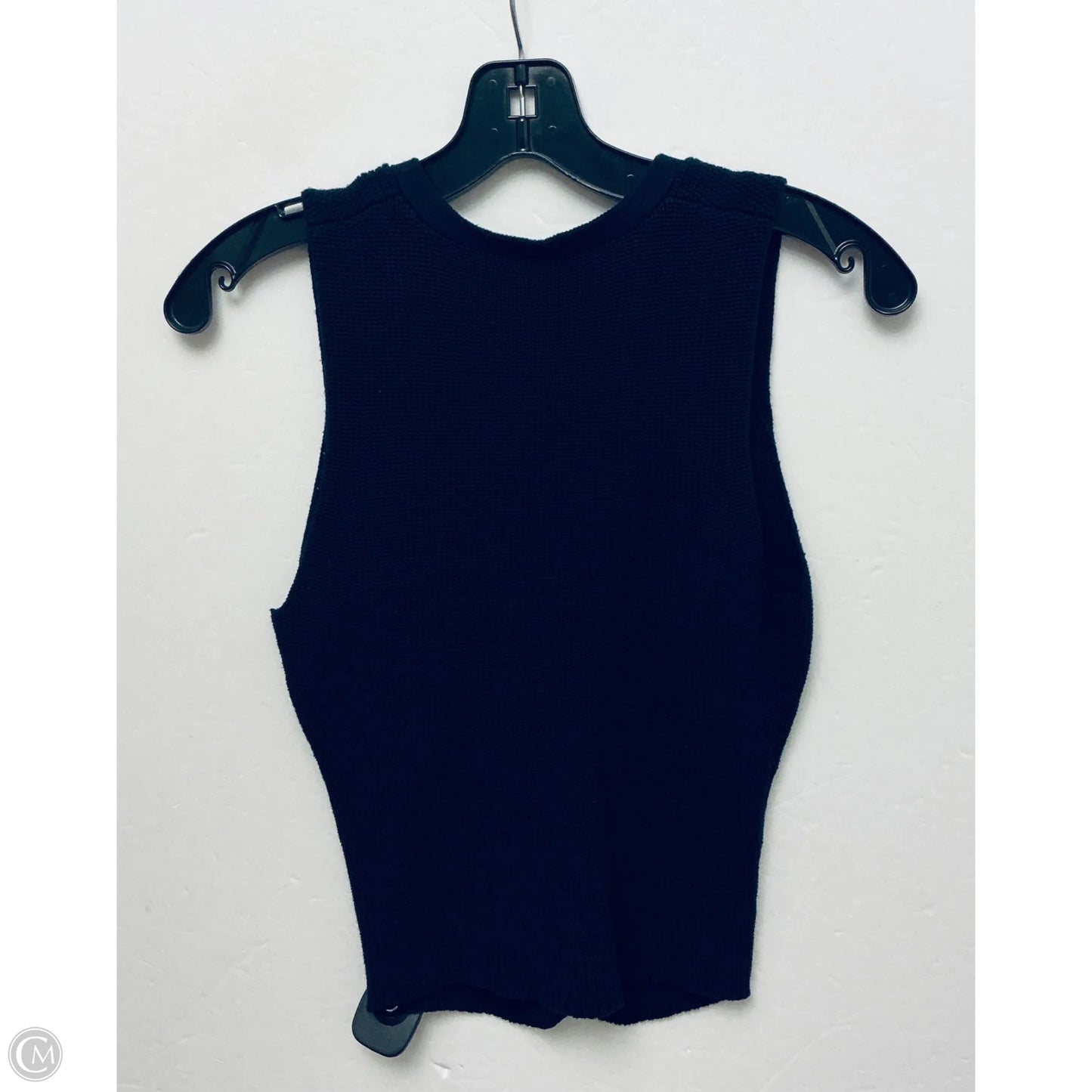 Vest Sweater By Autumn Cashmere In Navy, Size: S