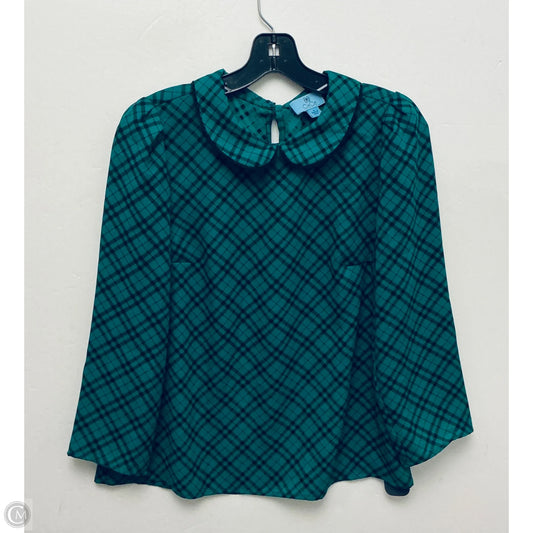 Top Long Sleeve By Cece In Green, Size: S