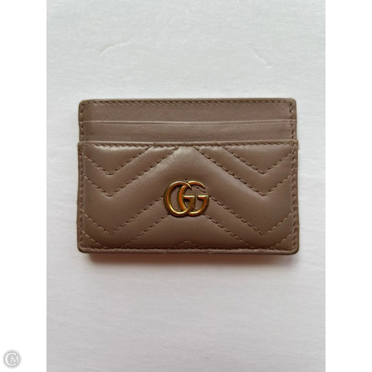 Id/card Holder Luxury Designer By Gucci, Size: