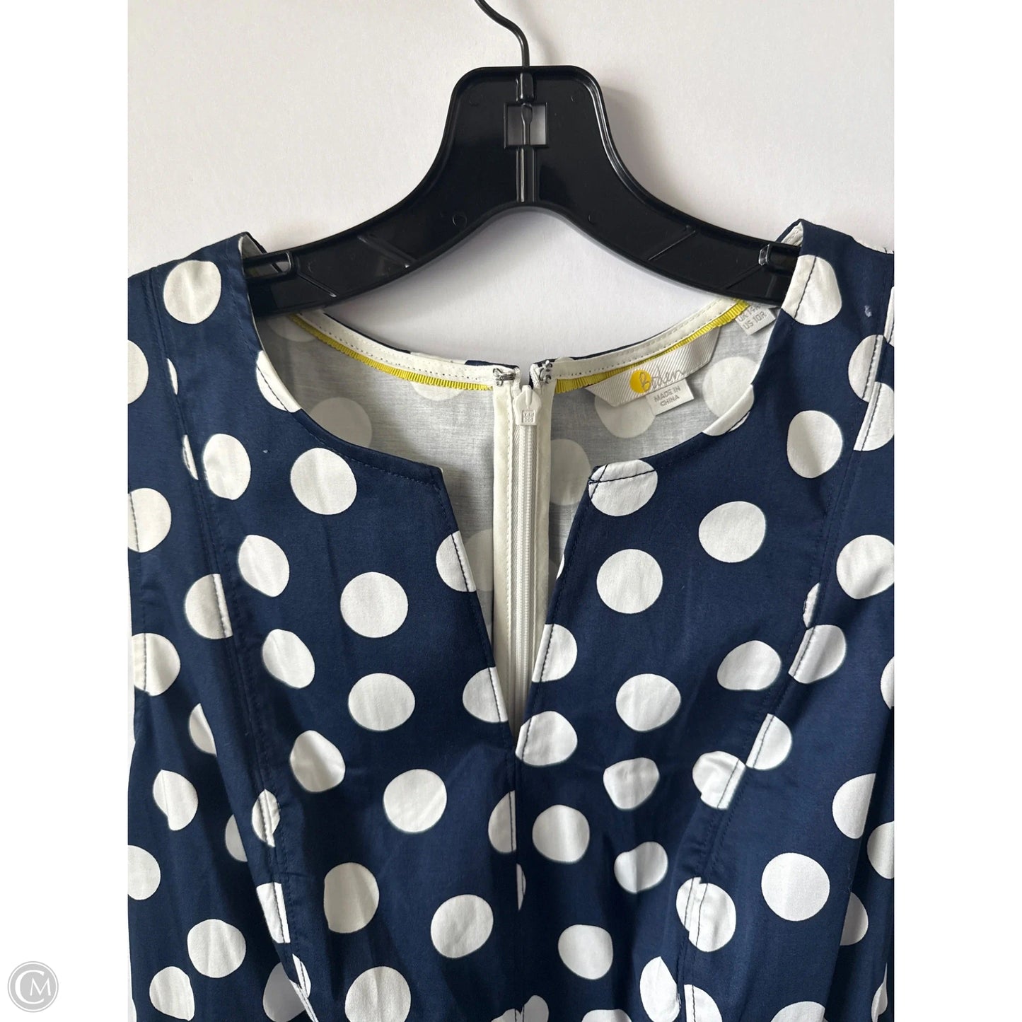 Dress Casual Midi By Boden In Polkadot Pattern, Size: M