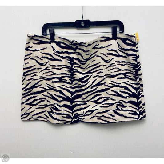 Skirt Mini & Short By H&m In Animal Print, Size: 18