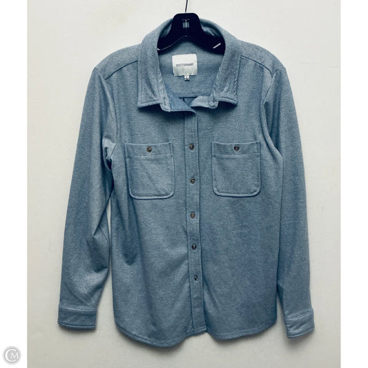 Top Long Sleeve By Clothes Mentor In Blue, Size: L