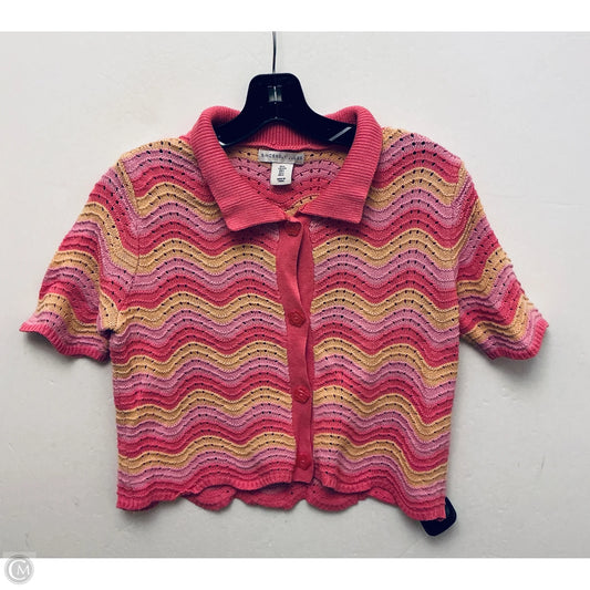 Top Short Sleeve By Sincerely Jules In Striped Pattern, Size: L