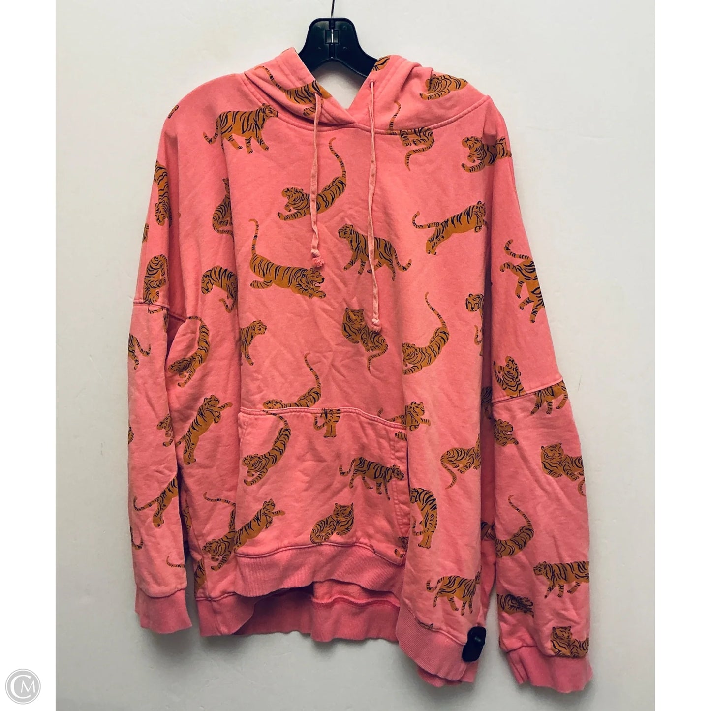 Sweatshirt Hoodie By Easel In Pink, Size: 2x