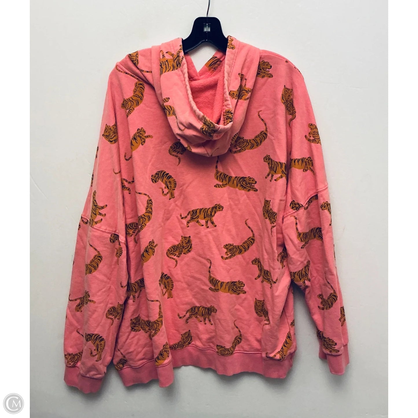 Sweatshirt Hoodie By Easel In Pink, Size: 2x