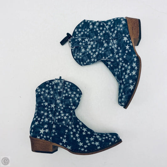Boots Western By Roper In Blue & White, Size: 9.5