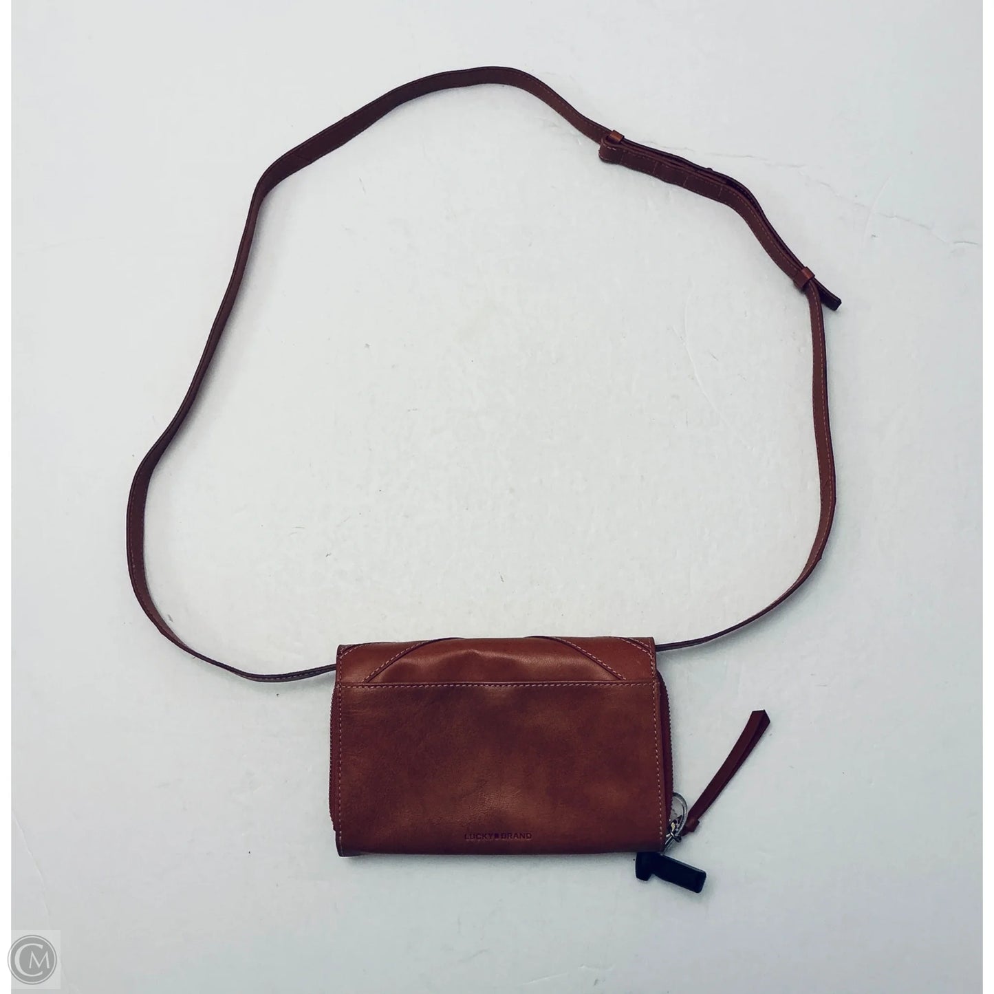 Crossbody Leather By Lucky Brand, Size: Small