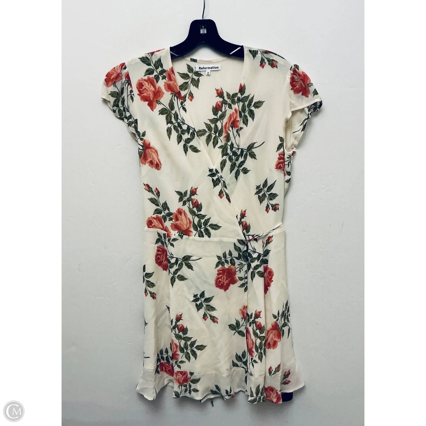 Dress Casual Midi By Reformation In Floral Print, Size: M