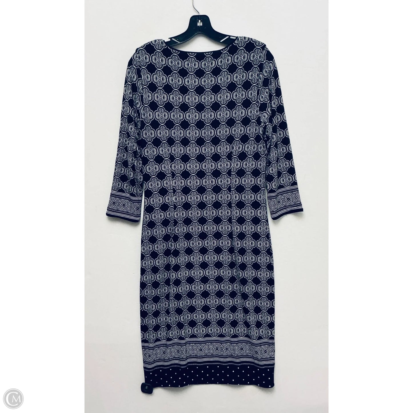 Dress Work By White House Black Market In Black & White, Size: M