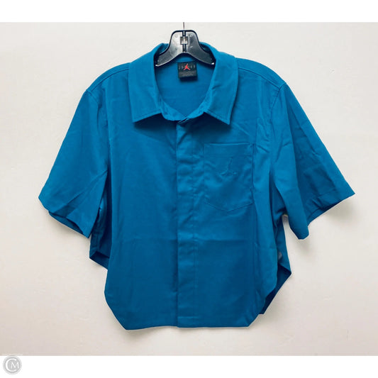 Top Short Sleeve Luxury Designer By Jordan In Blue, Size: L
