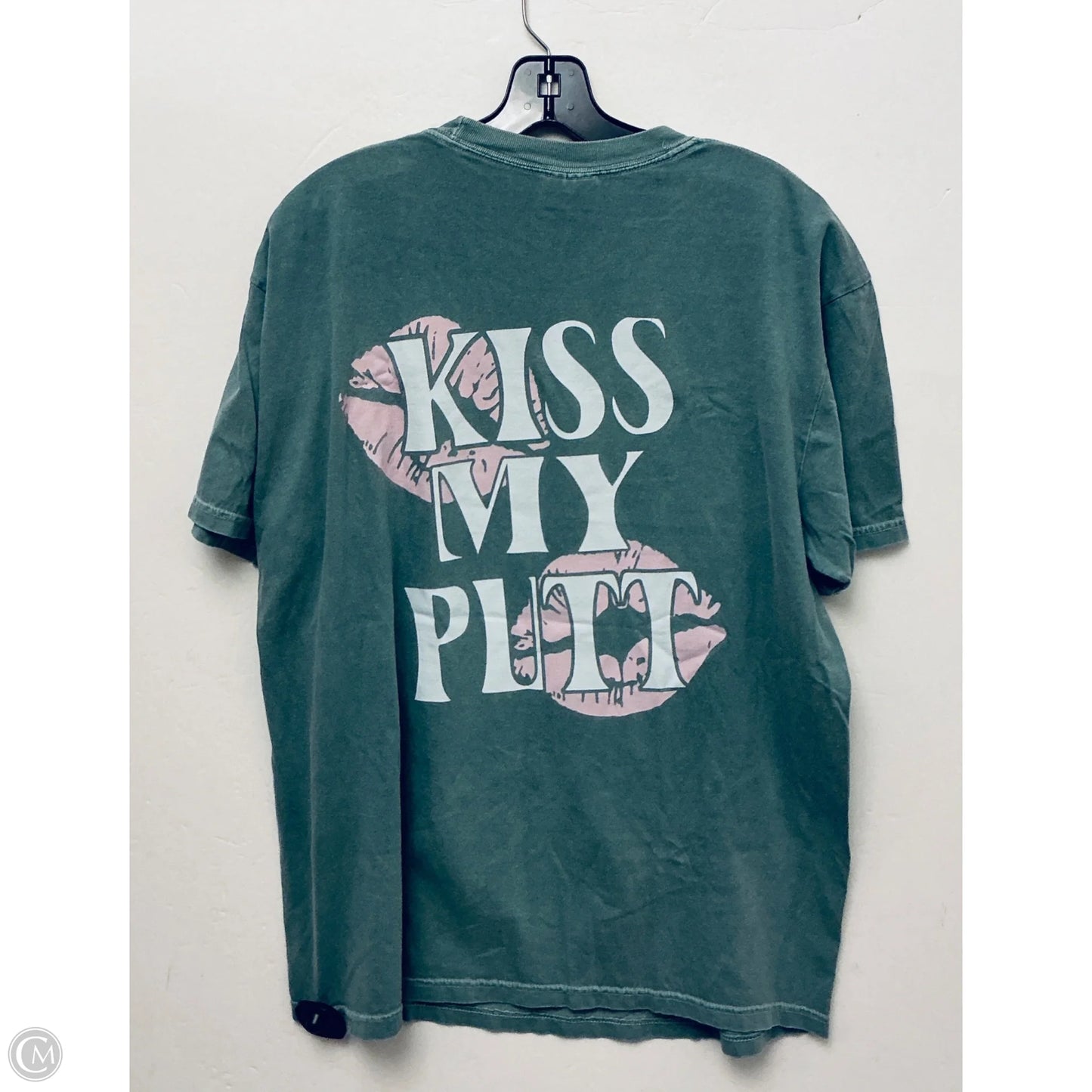 Top Short Sleeve Basic By Clothes Mentor In Green, Size: Xl
