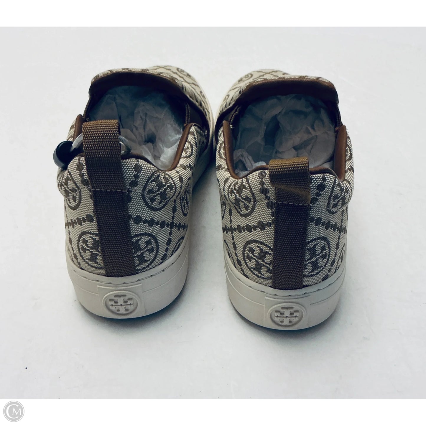 Shoes Designer By Tory Burch In Brown & Tan, Size: 8