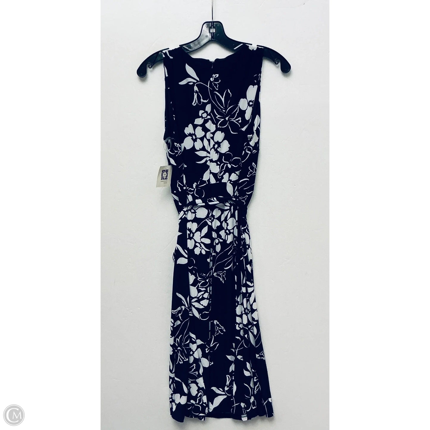 Dress Work By Anne Klein In Navy, Size: 8