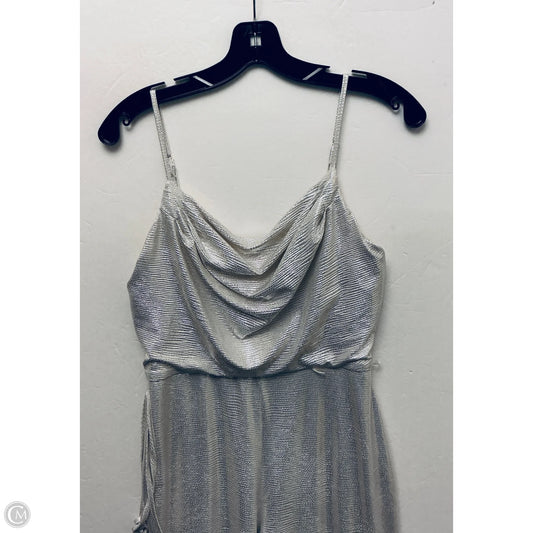 Jumpsuit By Eliza J In Silver, Size: Sp