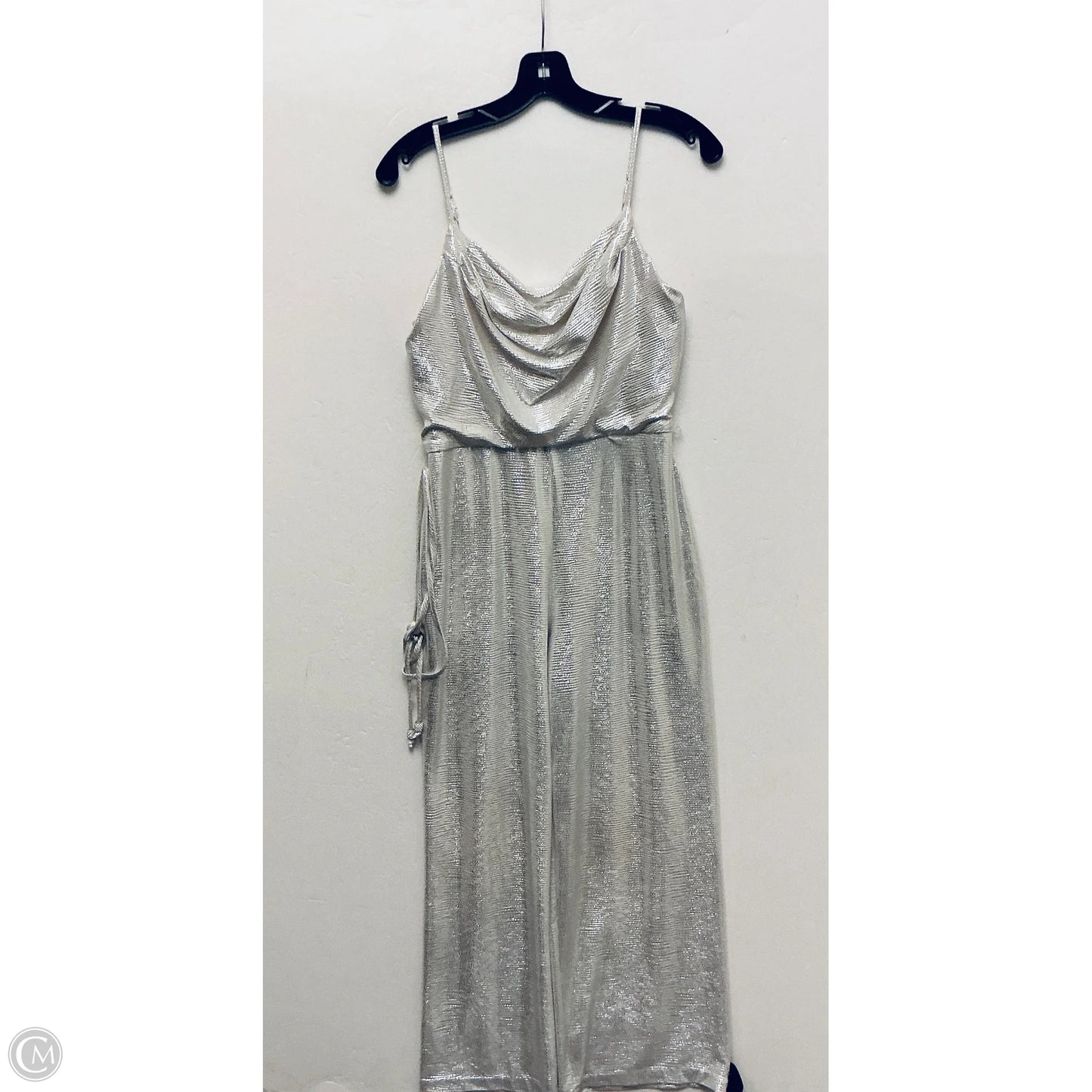Jumpsuit By Eliza J In Silver, Size: Sp