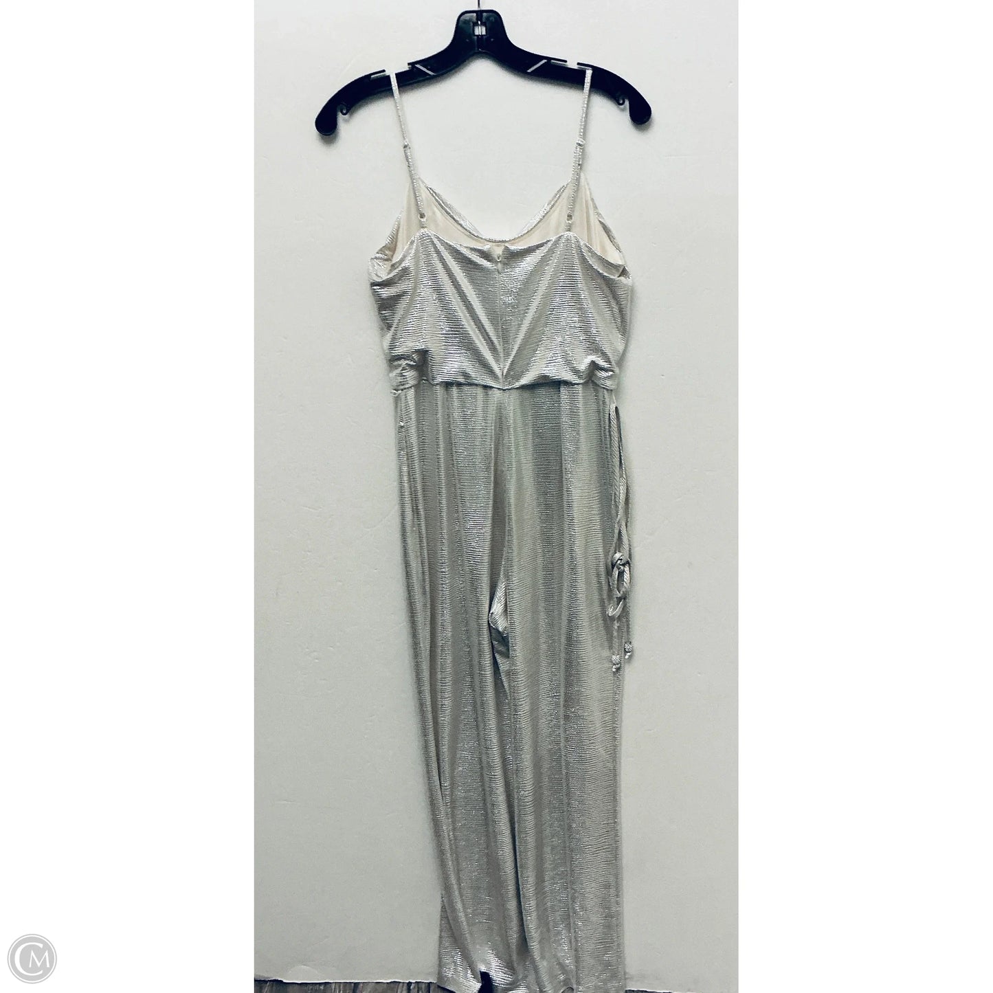 Jumpsuit By Eliza J In Silver, Size: Sp