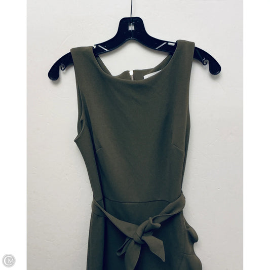 Dress Work By Calvin Klein In Green, Size: M